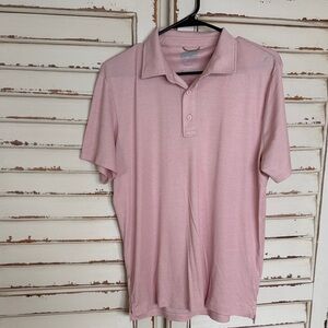 American Eagle Outfitters Light Pink Polo Shirt